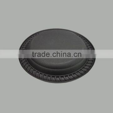 Corn Starch Material Black Color biodegradable disposable food tray