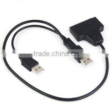 Sidiou Group USB 2.0 to SATA 7+15 Pin Adapter Cable for 2.5" HDD Hard Disk Drive photo-3