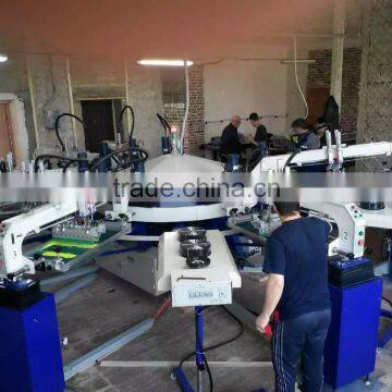 4 Colors Full Automatic T-shirt Screen Printing Machine