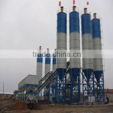 large capacity concrete mixing plant HLS180 using electricity power