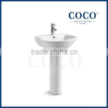 bathroom ceramic pedestal hand wash basin sizes