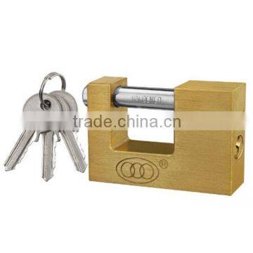 High Quality Yantai Tri-Circle Rectangle Brass Padlock BX940-990 40mm 50mm 60mm 70mm 80mm 90mm