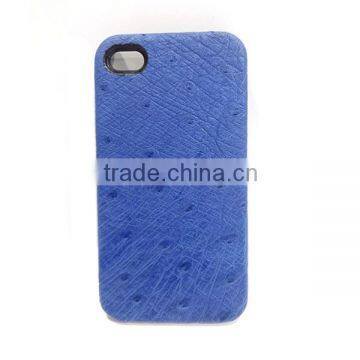 Factory Custom Genuine Ostrich Skin Cover for iPhone6, Fancy Back Cover