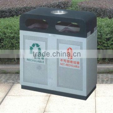 Budget steel plate recycled bin