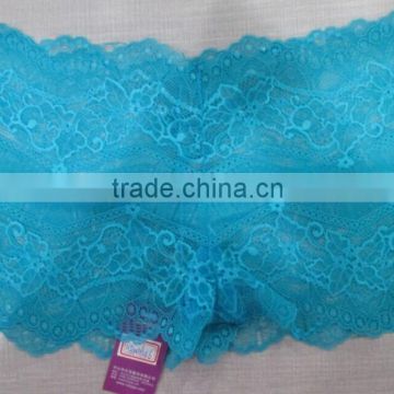 Softest Cool Comfort Blue Lace Fabric Sexy boyshort