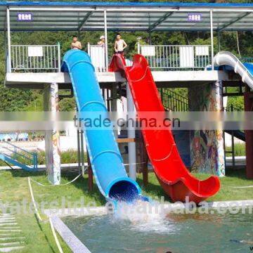 Fiberglass Water Playground Slides/playground Tube Spiral