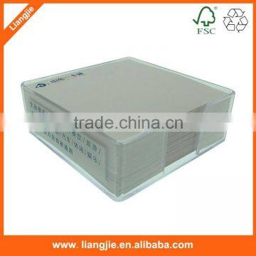 Customized Printing Sticky Notes, Memo Pads in Transparent Plastic Case photo-4