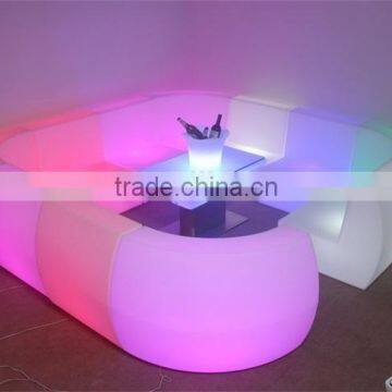 Color Change Outdoor Waterproof Plastic Bar Led Sofa With Remote Control photo-3
