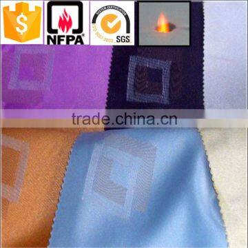 China Suppliers High Quality Luxury Brilliant 100% Polyester Hotel Blackout Curtain
