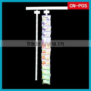 supermarket plastic display combined hang strip