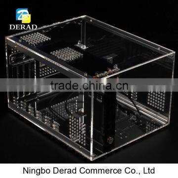 PC-C740 QDIY Deluxe Transparent Plastic Computer Case photo-3