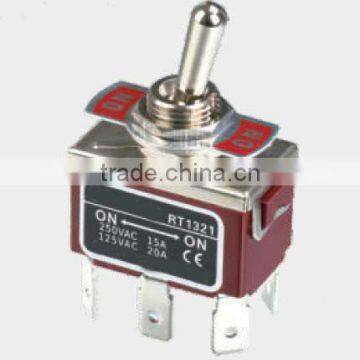6.3 termial type metal off on safety toggle switch 1321-C