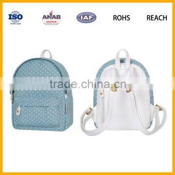 Leading Manufacturer Korean Designer Girls Bag Backpack Schoolbag Leisure Bag