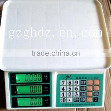 High precision big display electronic weighing instrument for vegetable