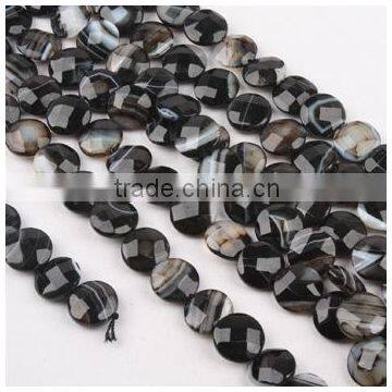 Black Agate gemstone beads,semi-precious stone beads