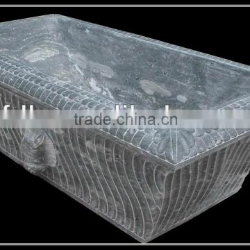 Natural Black Marble Bathtub Price For Sale