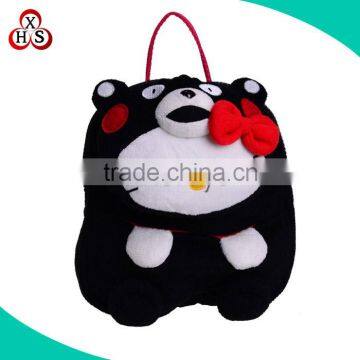 Cheap cat backpack school bag,animal plush kids backpack