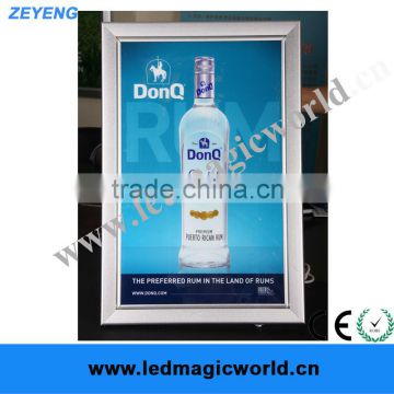 Magnetic advertising aluminum snap frame led extruded aluminum photo frame