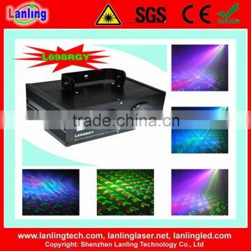 3W RGB LEDs and 150mW RGY Multi-Effect Laser Light