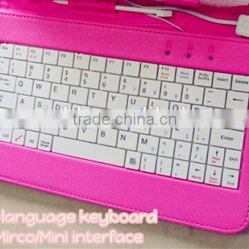 Keyboard PU Leather Tablet Protective Case for Ipad photo-6