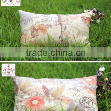 Nature Linen Material Custom Size And Printed Pillow Cover photo-2
