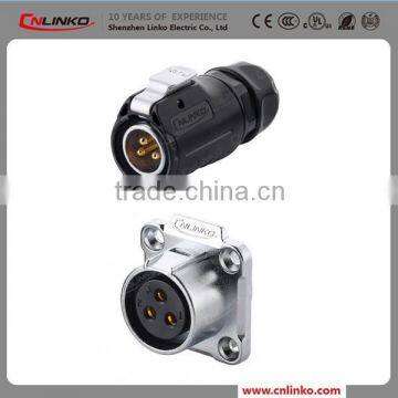 Ip68 3pin Male Female Connector for Led Outdoor Lighting photo-2