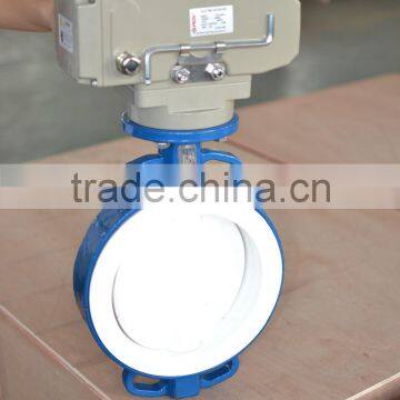 acid and alkali resistant electric rubber seal butterfly valve