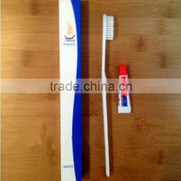 Hot Sale Five Star Disposable Hotel Toothbrush Kit With Paper Box