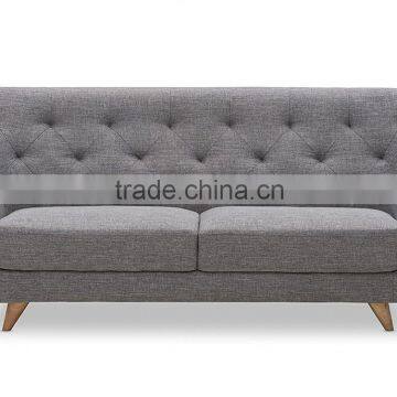 French Antique Slipcovered Sofa, Living Room Linen Fabric Slipcovered Sofa, Slipcovered Sofa photo-6