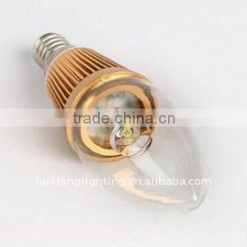 Dimmable LED chandelier light bulb