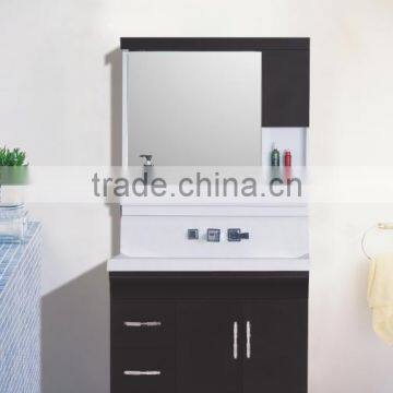 Mirrored Cabinets Type and Solid Wood Carcase Material Bathroom Furniture