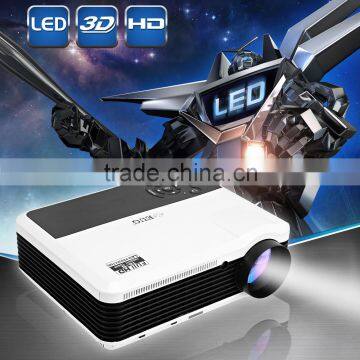 3600Lumens led Portable Projector with HDMI VGA AV earphone function