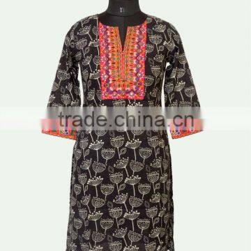 Embroidery Design embroidery Kurti for ladies