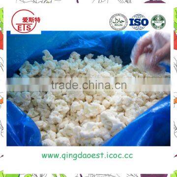 New crop Chinese orgainc Frozen Cauliflower