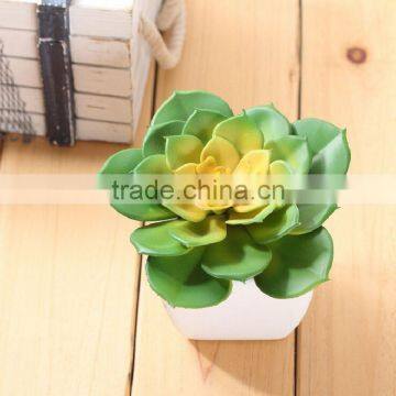 Potted Mini Tree Plastic Plants Artificial Flower Artificial Snow lotus