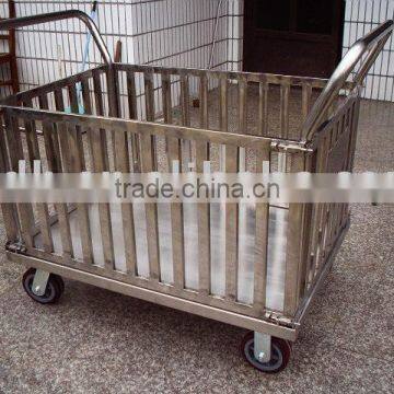 stainless steel industrial trolley