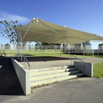 Ivory uv resistant outdoor shade sail