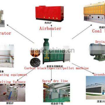 carbon black pellet machine (the material :carbon balck from refining equipment )