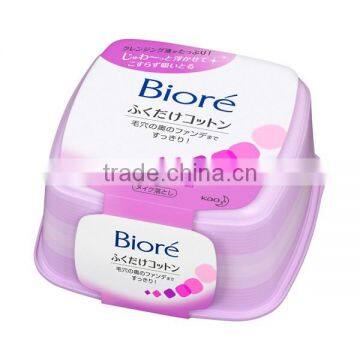 Cotton Puff Facial Moist Type "Biore"