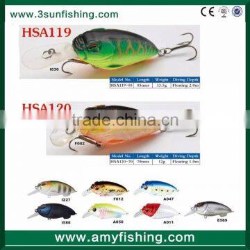 High quality hard bait bass fishing crank