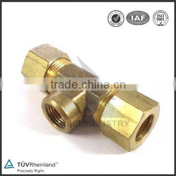 Custom brass female water pipe compression fitting