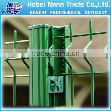 3D Wire Mesh Fence Panel / 4 Gauge Hot Dip Galvanized Wire Mesh