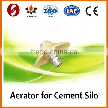 Small vibrating bin aerator pad for cement silo liquidity