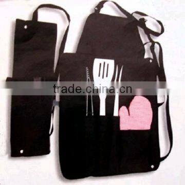 Promotional New Arrival Multi-functional Many Pockets BBQ Grill Kitchen Apron photo-5