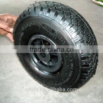 Hot Sale Mute Rubber Pneumatic Steel Rim Heat-resistant wheels