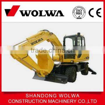 9.7ton wolwa hydraulic wheel excavator
