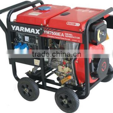 3kw small portable air cooled open type diesel generator