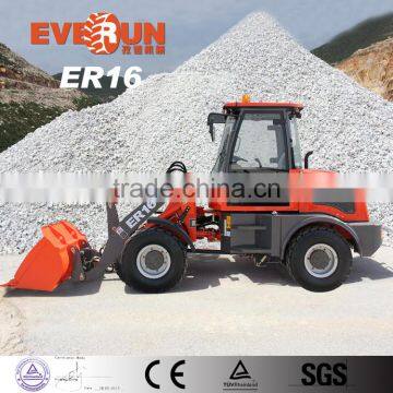 Everun New Avant Mini Loader 1.6 ton Loading Capacity ER16 Mini Backhoe Loader for Sale