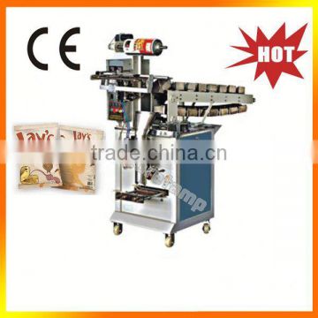 automatic snacks potato chips packing machine