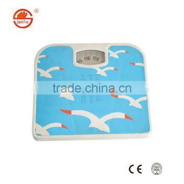 Bathroom body scale mechanical personal weighing balance